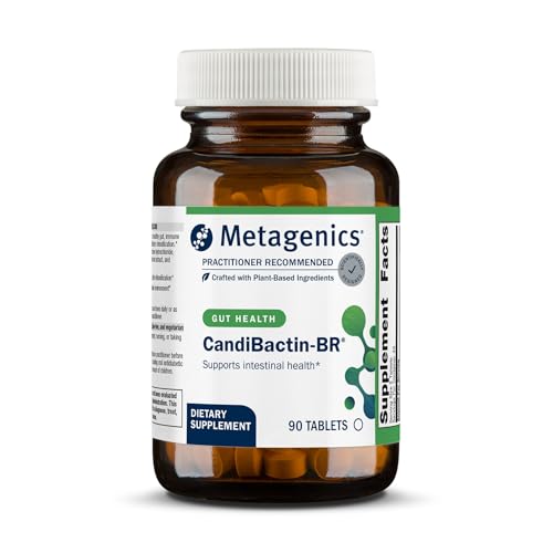 Metagenics CandiBactin-BR - Concentrated Berberine for Intestinal Support* - with Berberine, Oregon Grape & Coptis Root Extract - Gut Health Supplements* - Gluten-Free - Vegetarian - 90 Tablets