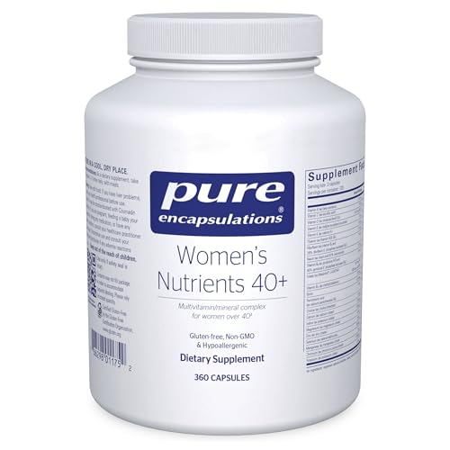 Pure Encapsulations Women's Nutrients 40+ - Multivitamin for Women Over 40 to Support Urinary Tract Health, Breast Cell Health & Eye Integrity* - with Vitamin C, E & A - 360 Capsules