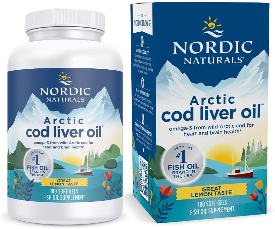 Nordic Naturals Arctic Cod Liver Oil, Lemon
