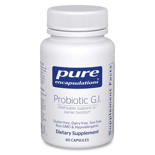 Pure Encapsulations Probiotic G.I. - Shelf Stable Probiotic for Intestinal Health & Gastrointestinal Support - with Lactobacillus & Bifidobacterium - 60 Capsules