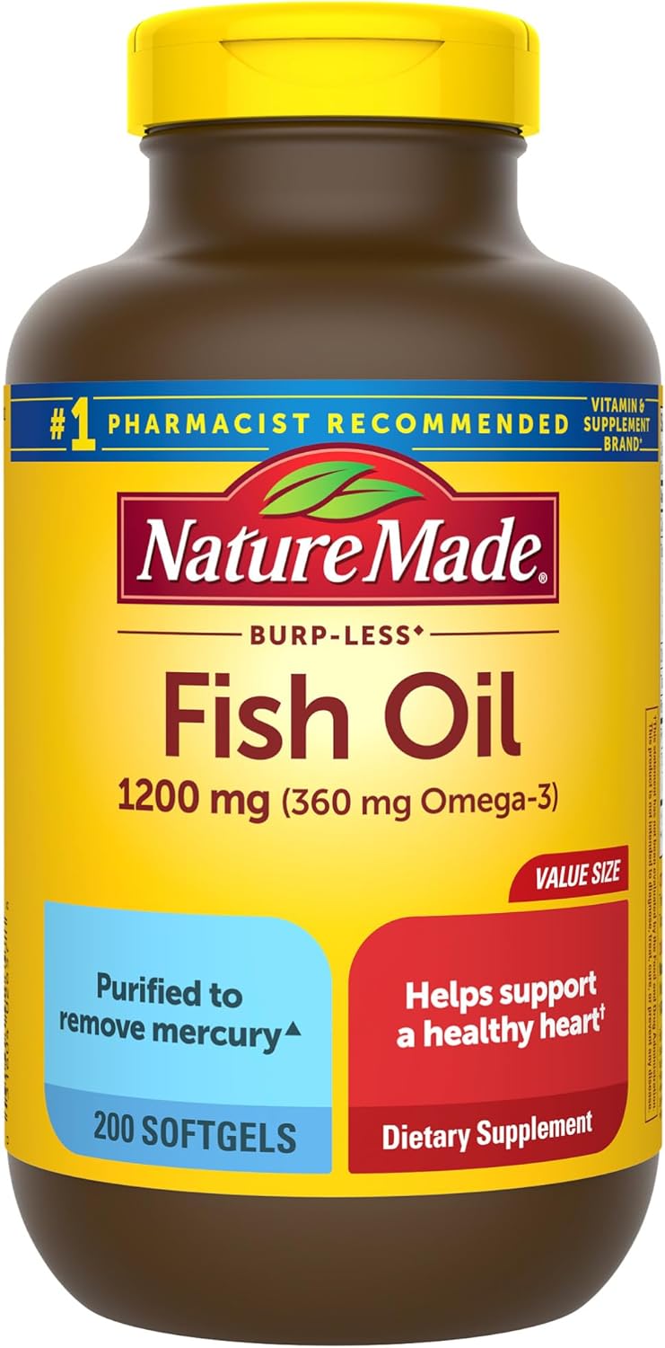Nature Made Burp Less Fish Oil