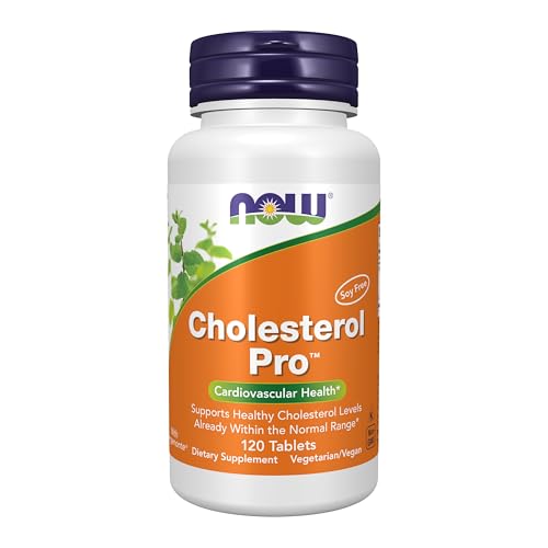 NOW Foods Supplements, Cholesterol ProTM with BergamonteTM and Plant Sterols, Cardiovascular Health*, 120 Tablets