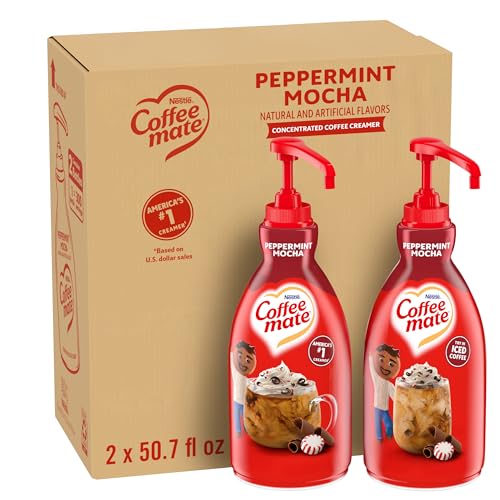 Nestle Coffee mate Peppermint Mocha Concentrated Liquid Pump Bottle