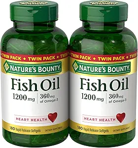 Natures Bounty Fish Oil 1200 mg (Twin Pack)