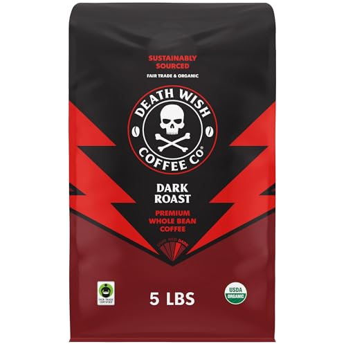 Death Wish Coffee Whole Bean Dark Roast