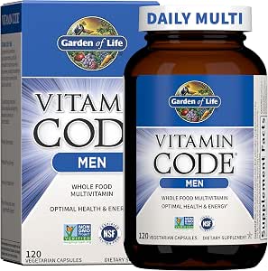 Garden of Life Vitamin Code Whole Food Multivitamin for Men