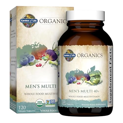 Garden of Life Organics Whole Food Multivitamin for Men 40+