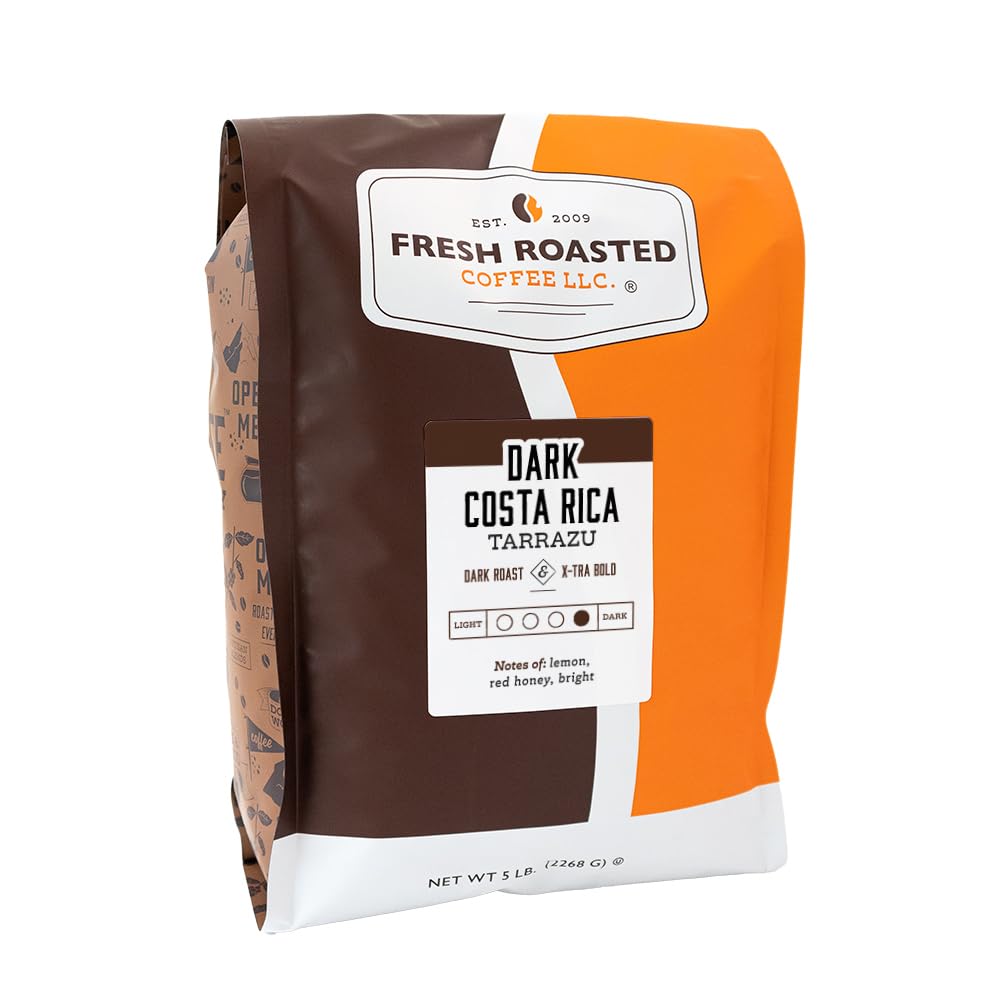 Fresh Roasted Coffee Dark Costa Rican Tarrazu (5 lb)