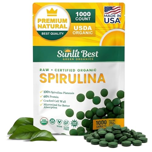 Sunlit Best - USDA Organic Spirulina Tablet