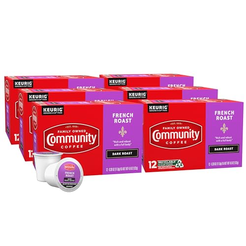 Community Coffee French Roast, 72 Count