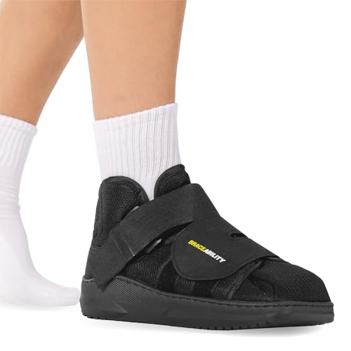 BraceAbility Closed Toe Medical Walking Shoe (L)