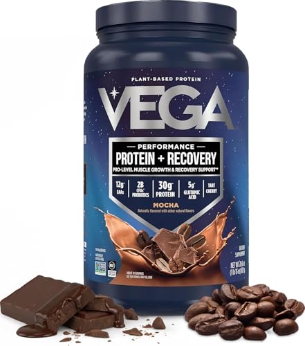 Vega Sport Vegan Protein Powder + Recovery (Mocha)