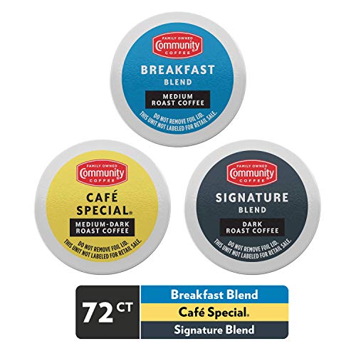 Community Coffee Variety Pack 72 Count