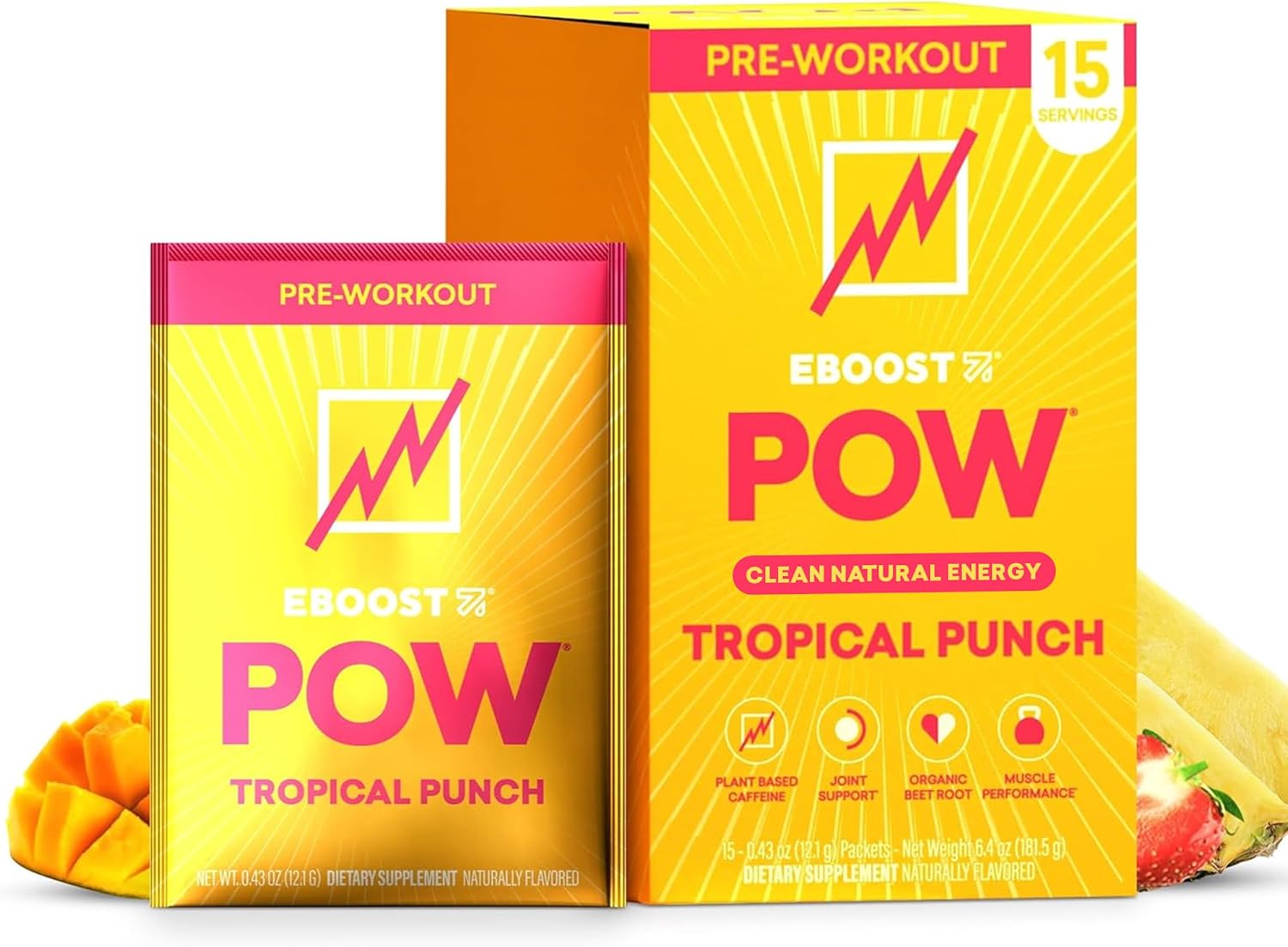 EBOOST POW Natural Pre Workout