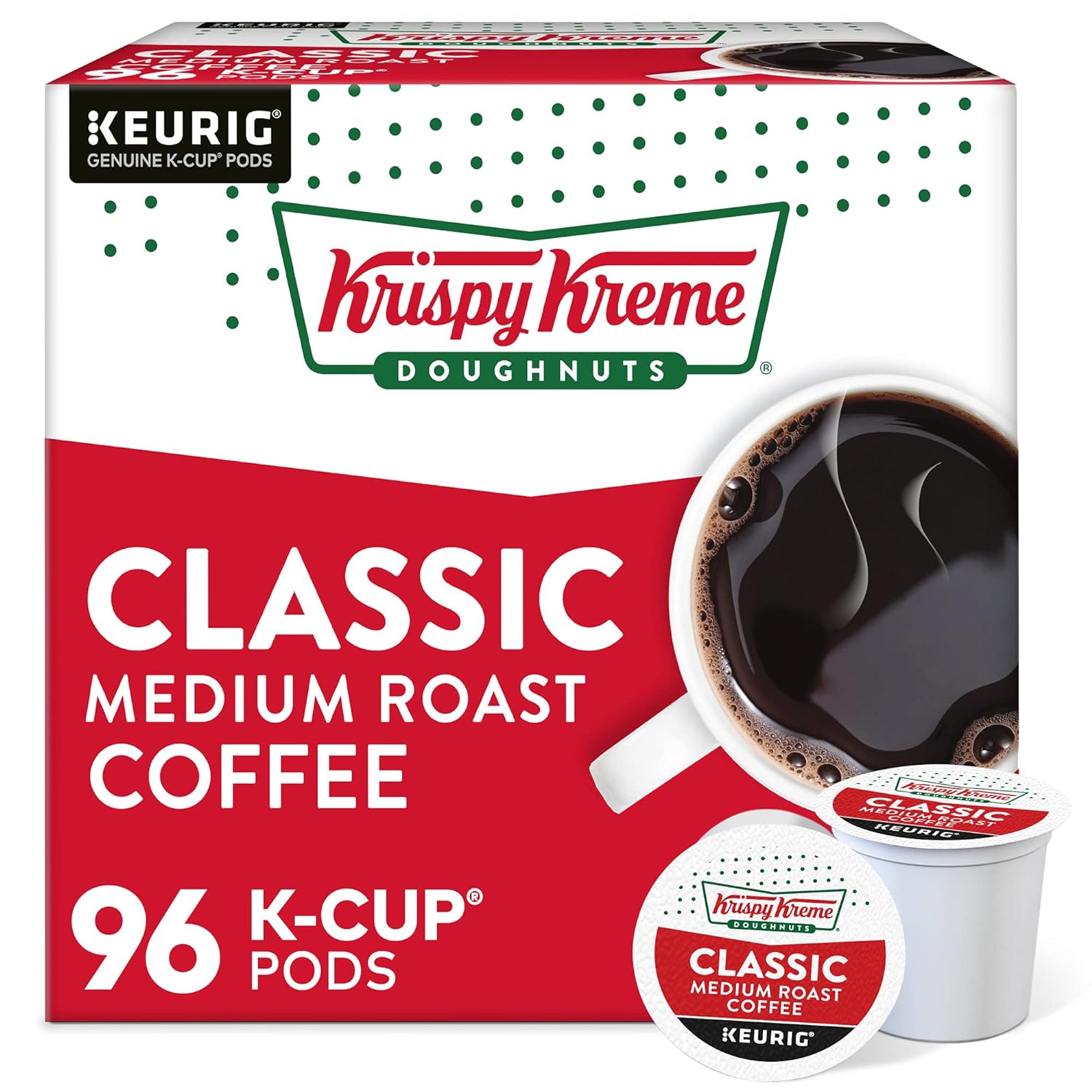 Krispy Kreme Classic Coffee, 96 Count