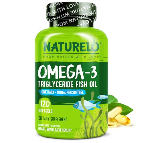 NATURELO Burpless Omega 3 Fish Oil