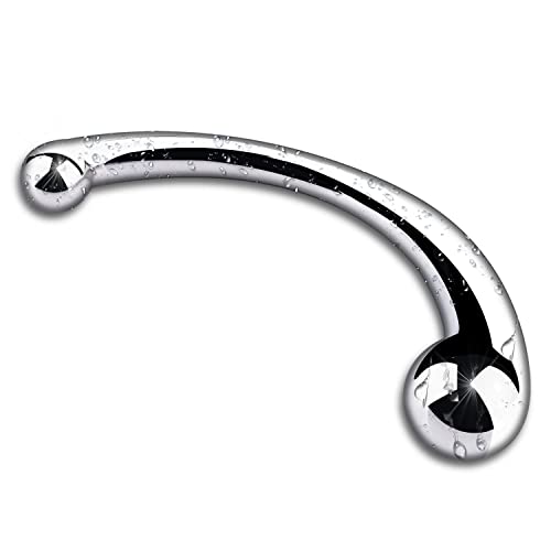 Pure G Spot Metal Wand Anal Prostate Massage Stick Polished Steel Massager Hard Dildo 692 G