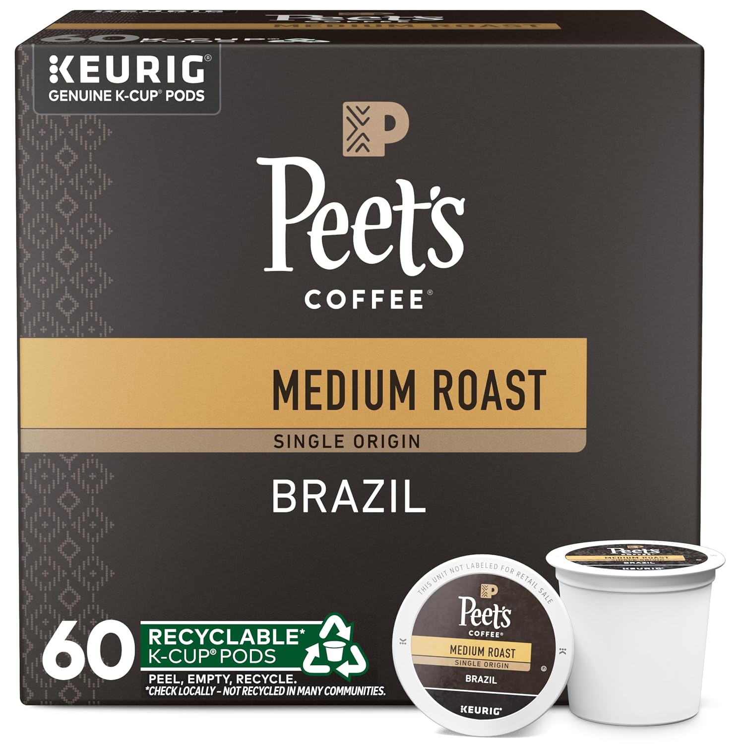 Peet's Single Origin Brazil K-Cups