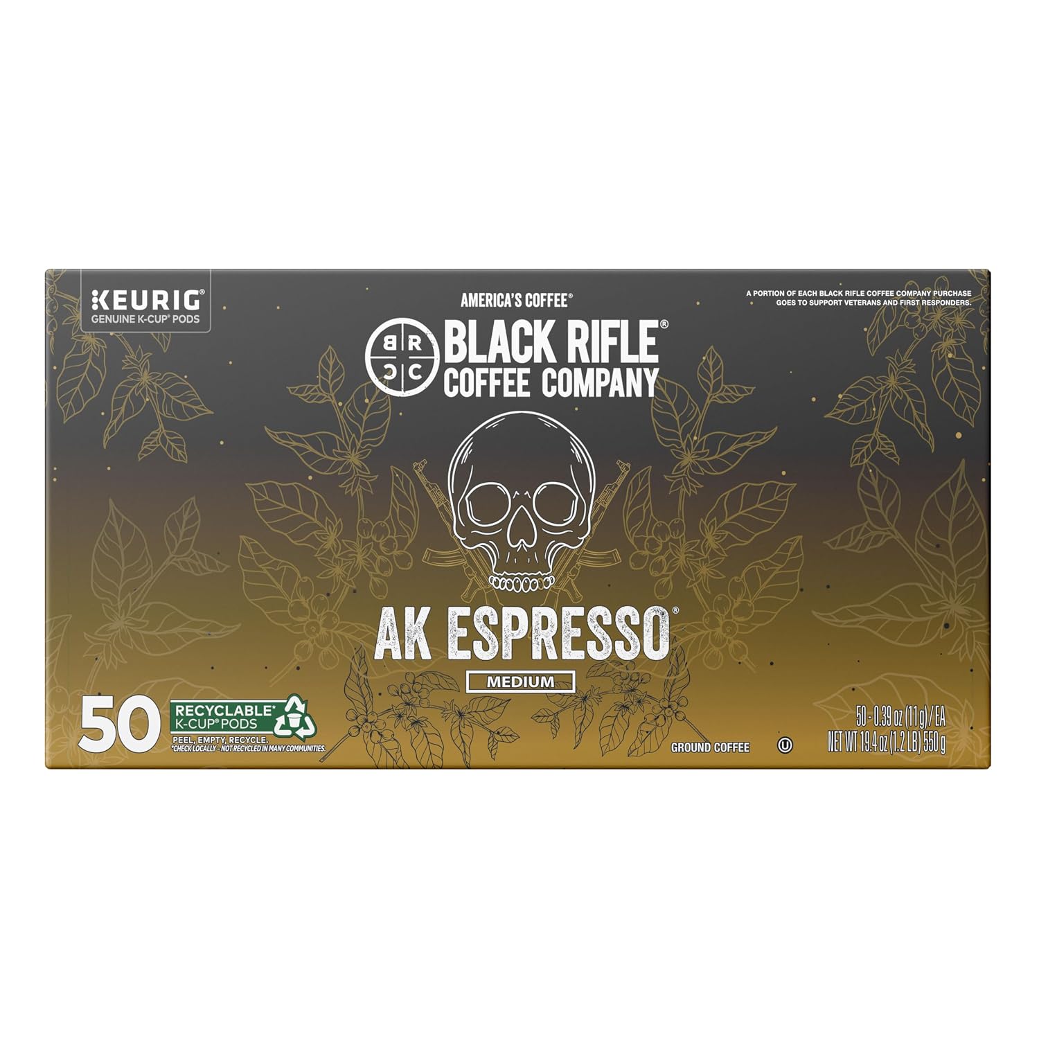 Black Rifle Coffee AK Espresso (50 ct)