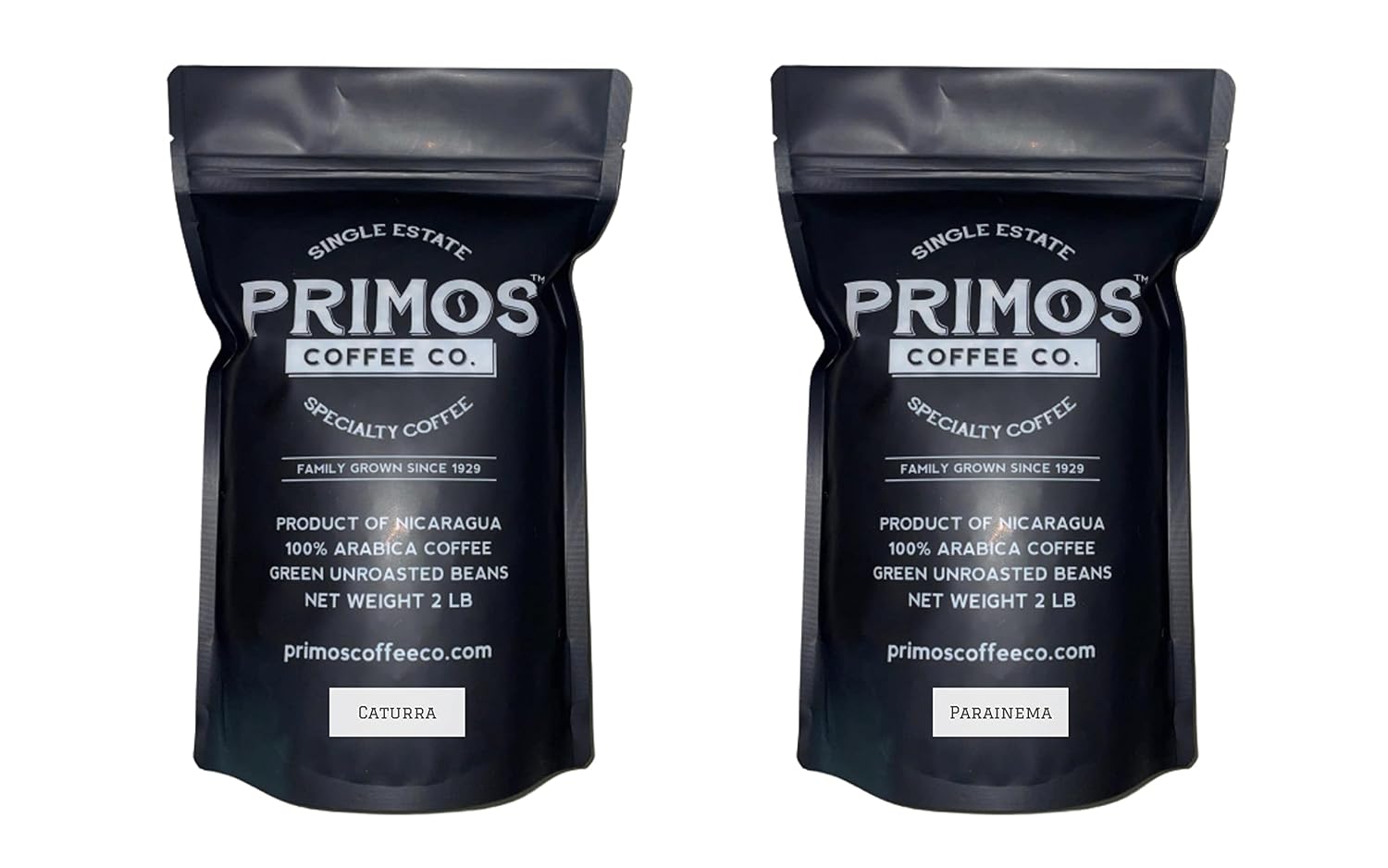 Primos Green Coffee Beans (Variety Pack)