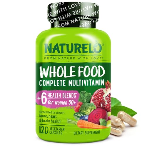 NATURELO Whole Food Multivitamin for Women 50+
