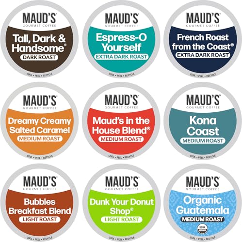 Maud's Original Coffee Pods Variety Pack, 80 ct