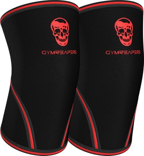 Elbow Sleeves (1 Pair) W/Wrist Wraps - Elbow Brace For Support & Compression for Powerlifting, Weightlifting, Bench & Tendonitis - 5mm Neoprene - For Men & Women