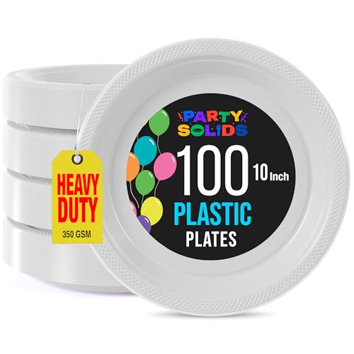 Party Solids 100pc 10" Plates