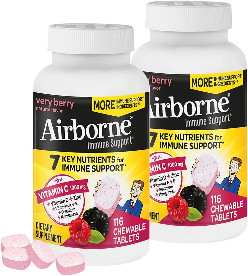 Airborne Chewable Vitamin C + Zinc