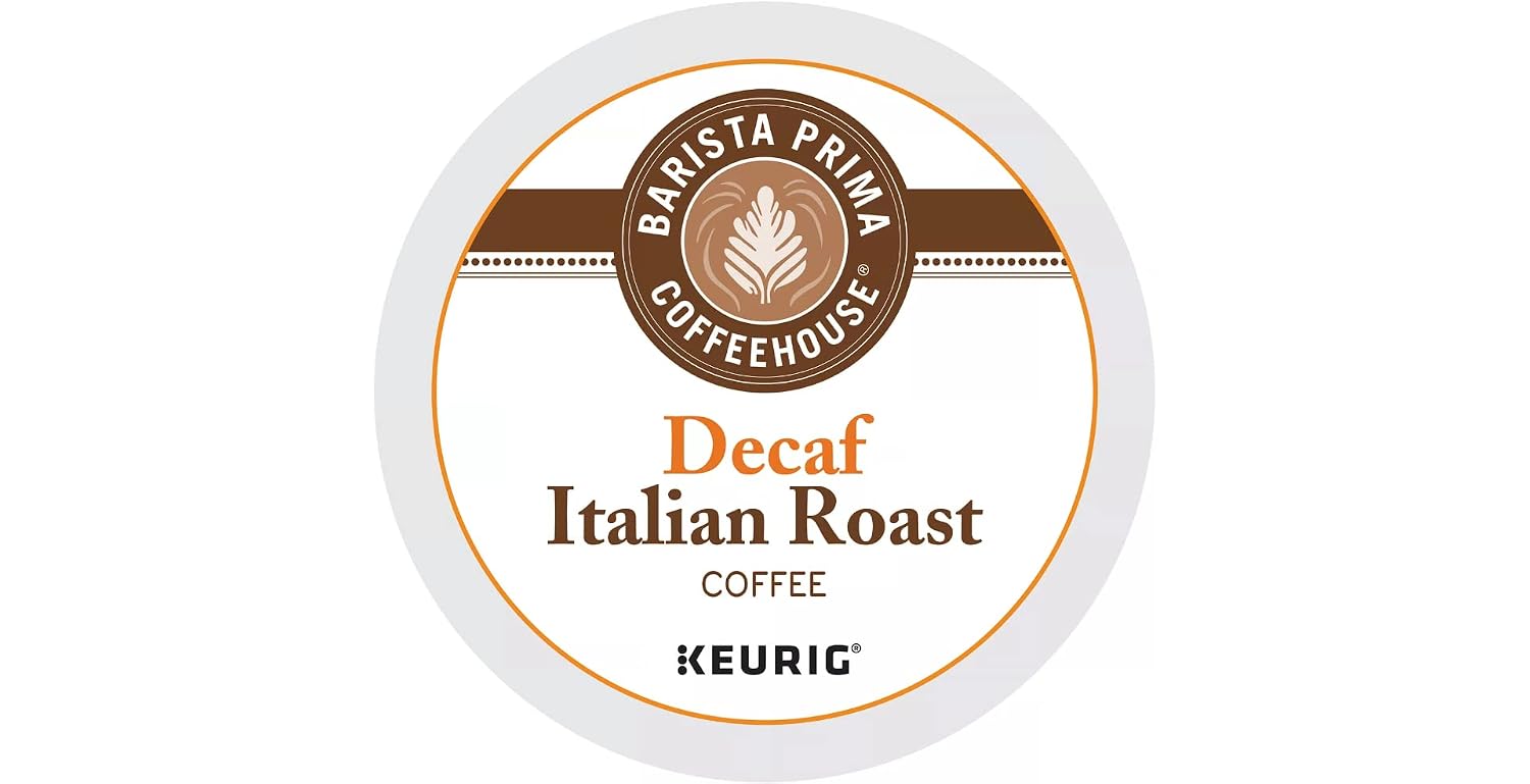 Keurig Barista Prima Coffeehouse Decaf Italian Roast Coffee K-Cups (48-Count)