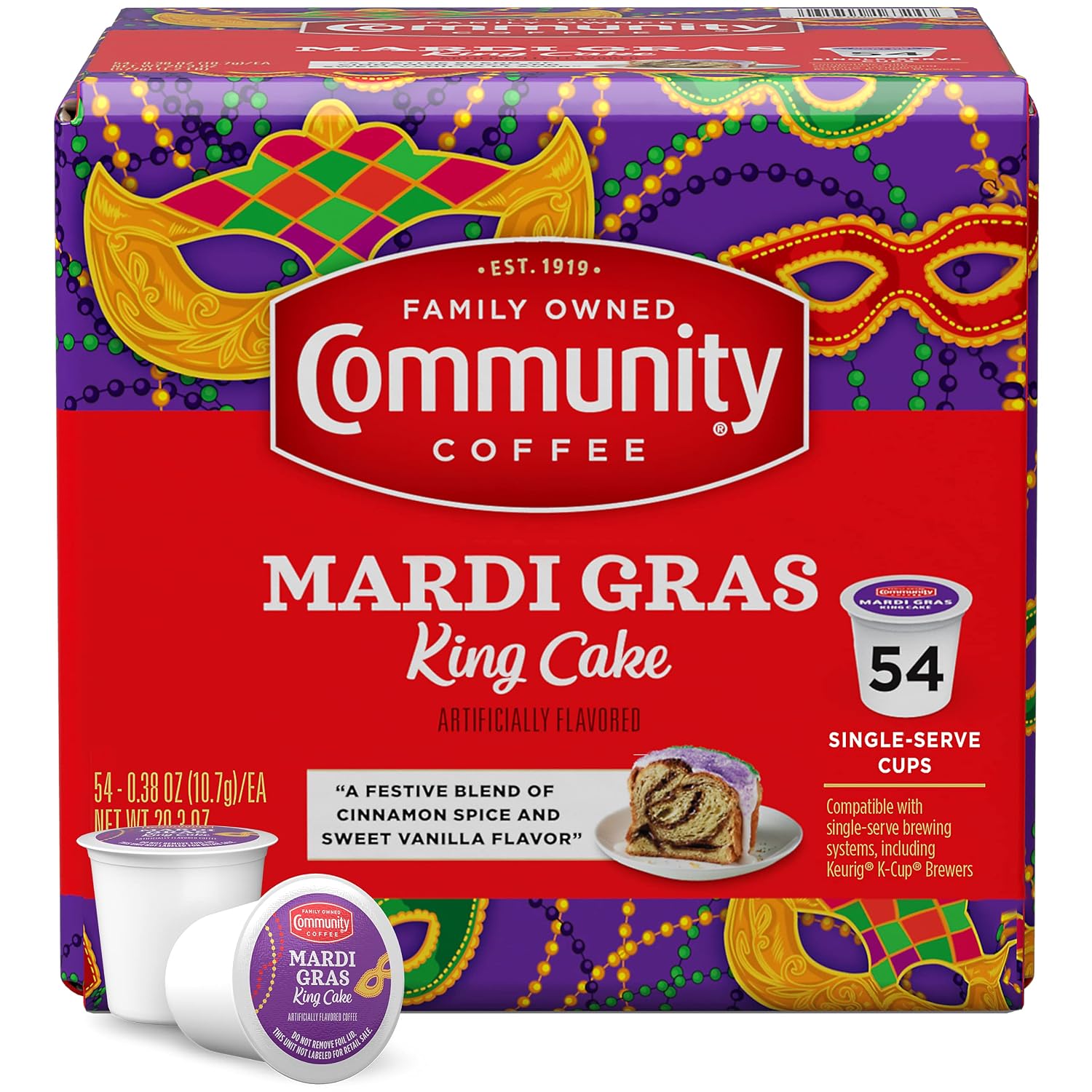 Community Mardi Gras King Cake