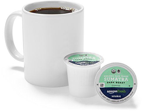 AmazonFresh Organic Sumatra Dark Roast, 80 Ct.