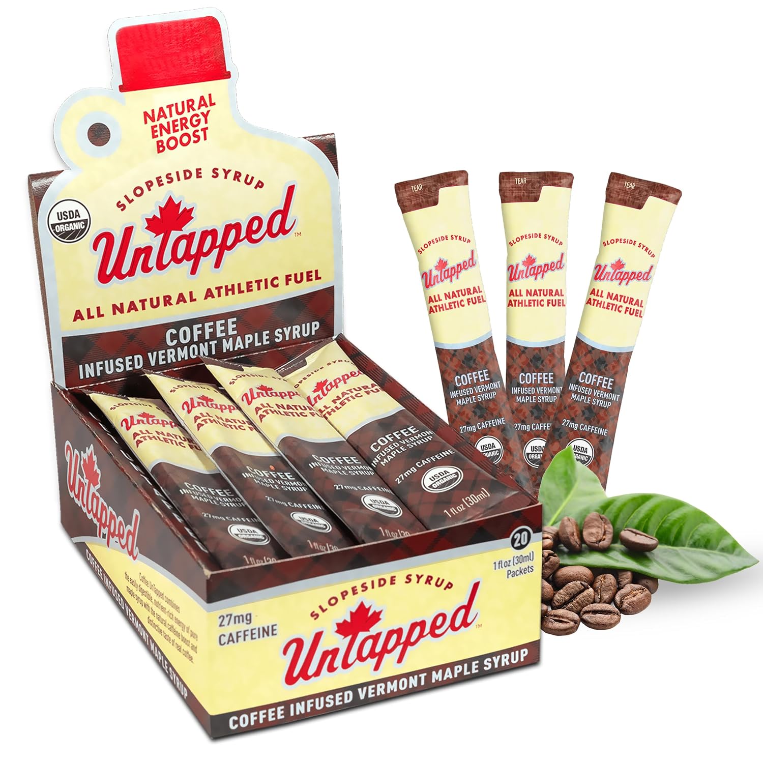 UnTapped Coffee Infused Vermont Maple Syrup Packets