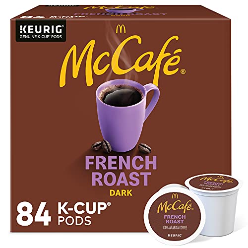 McCafe French Roast, Keurig Single Serve K-Cup Pods, Dark Roast Coffee Pods, 84 Count