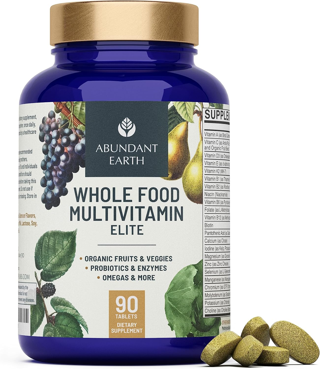 Abundant Earth Whole Food Multivitamin