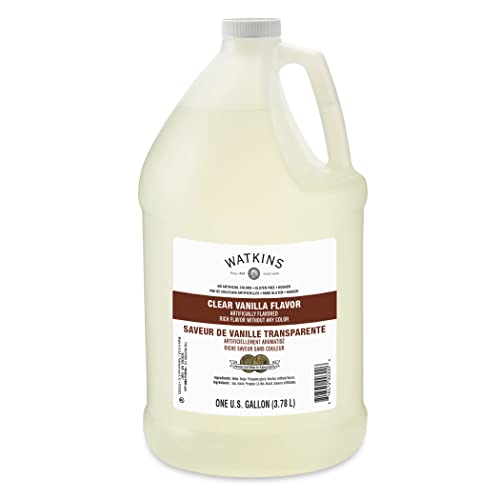 Watkins Clear Vanilla Flavor, 1 Gallon Bottle
