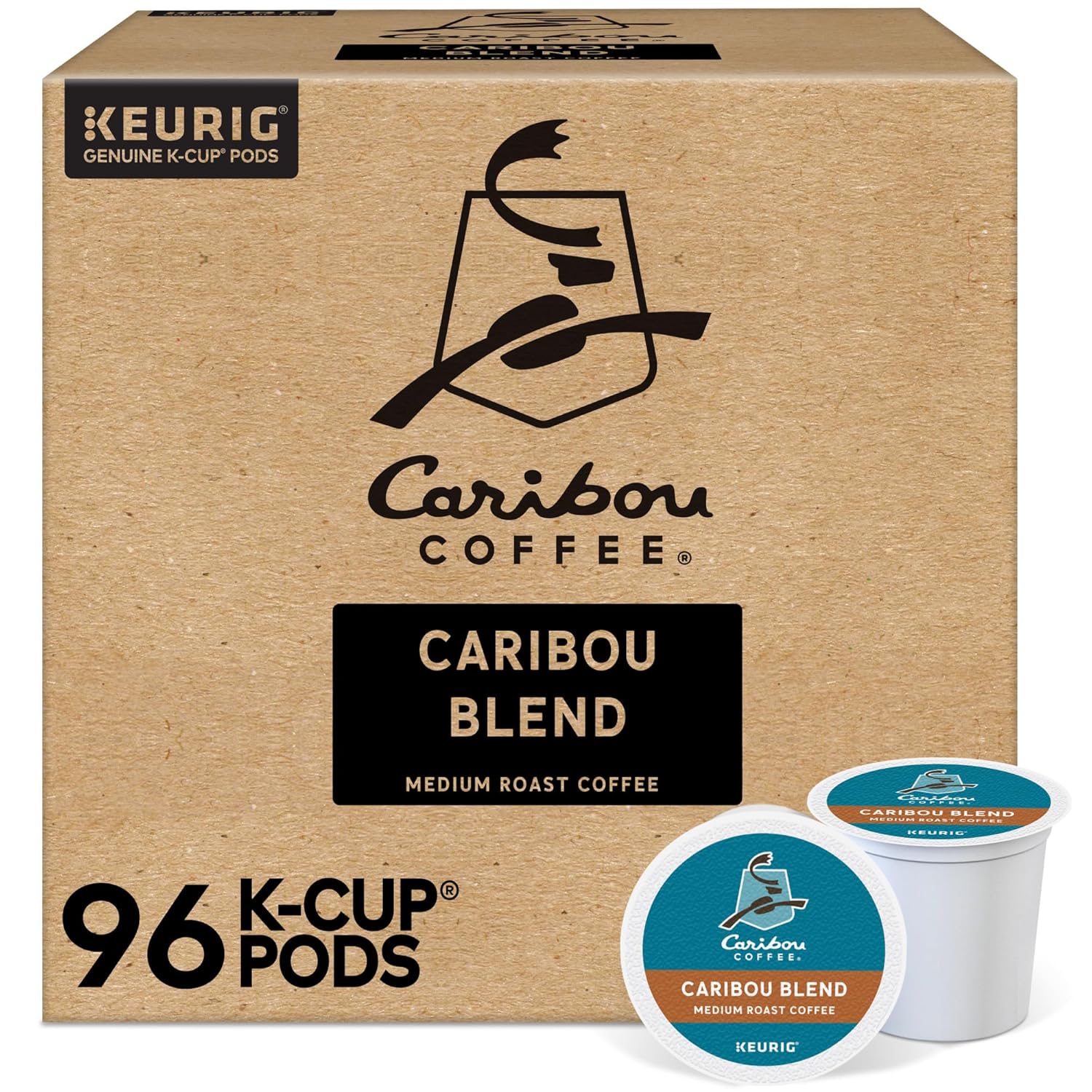 Caribou Coffee Caribou Blend, 96 Count