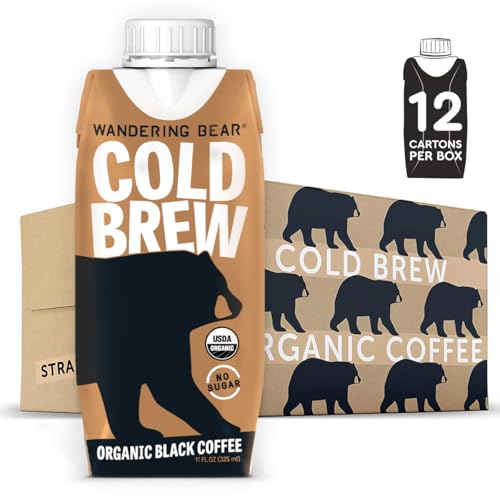Wandering Bear Straight Black On-the-Go 11 fl oz
