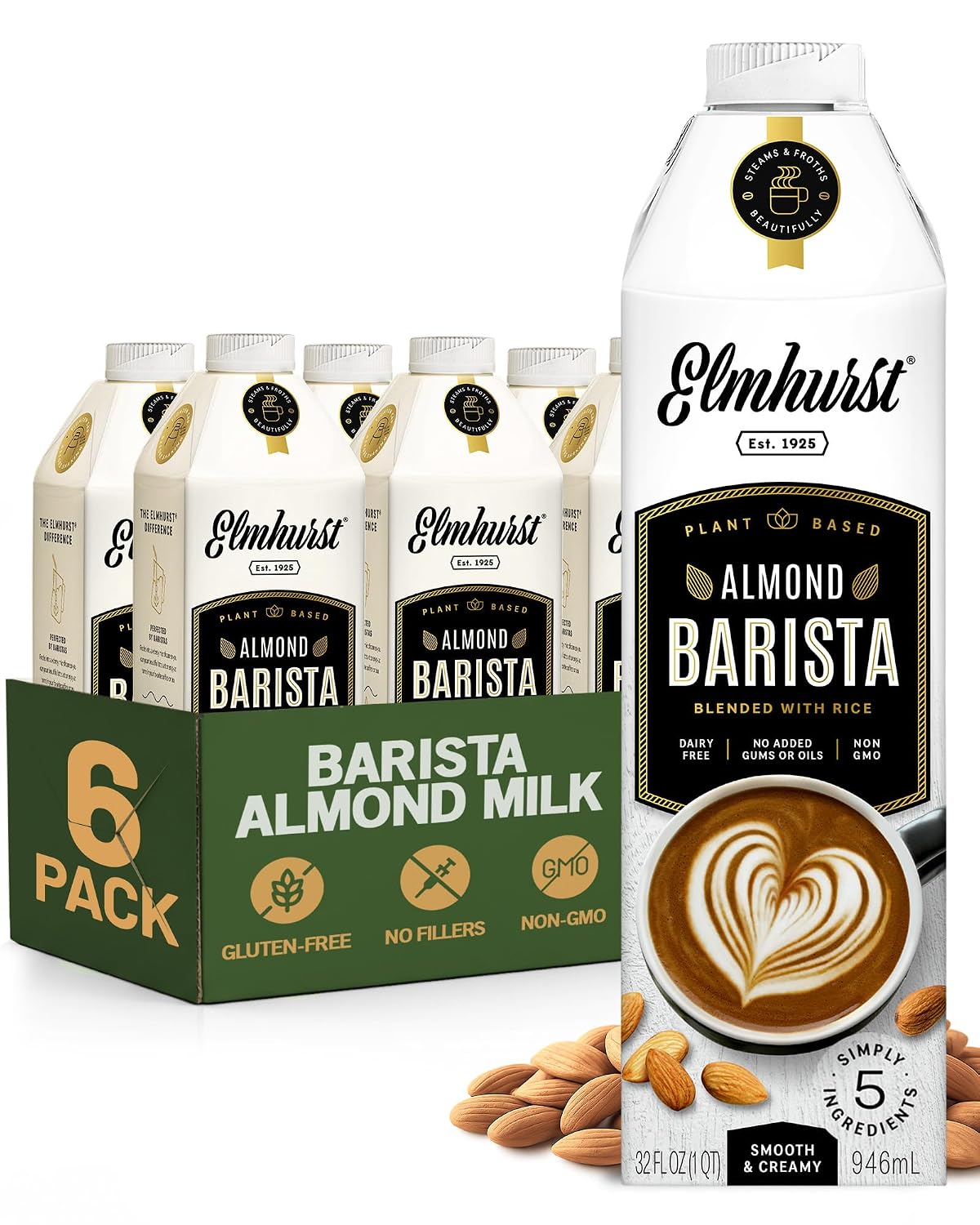 Elmhurst Barista Almond Milk