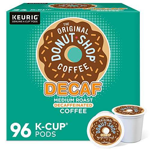 The Original Donut Shop Decaf Keurig Single-Serve K-Cup Pods, Medium Roast Coffee, 96 Count