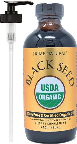 PRIME NATURAL Organic Black Seed Oil
