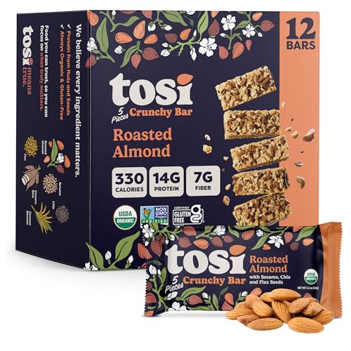 Tosi Meal Nut Bars, Almond