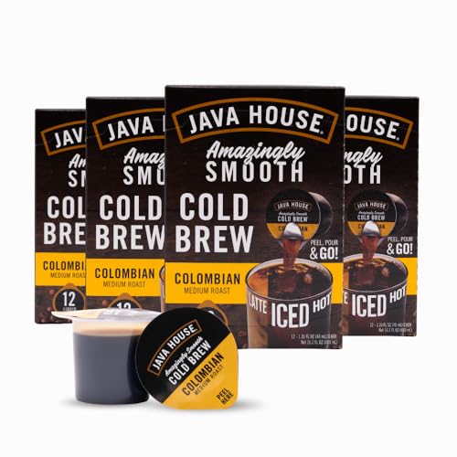 JAVA HOUSE Medium Roast Colombian Cold Brew Pods