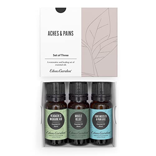 Edens Garden Aches & Pains Essential Oils 3 Set
