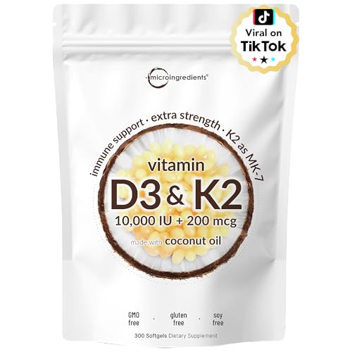 Micro Ingredients Vitamin D3 + K2 MK-7