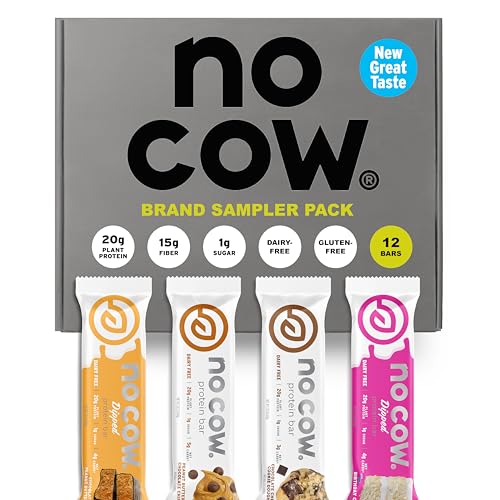 No Cow Vegan Protein Bars Sampler