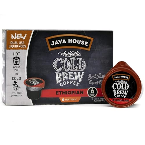 JAVA HOUSE Light Roast Ethiopian Cold Brew Pods