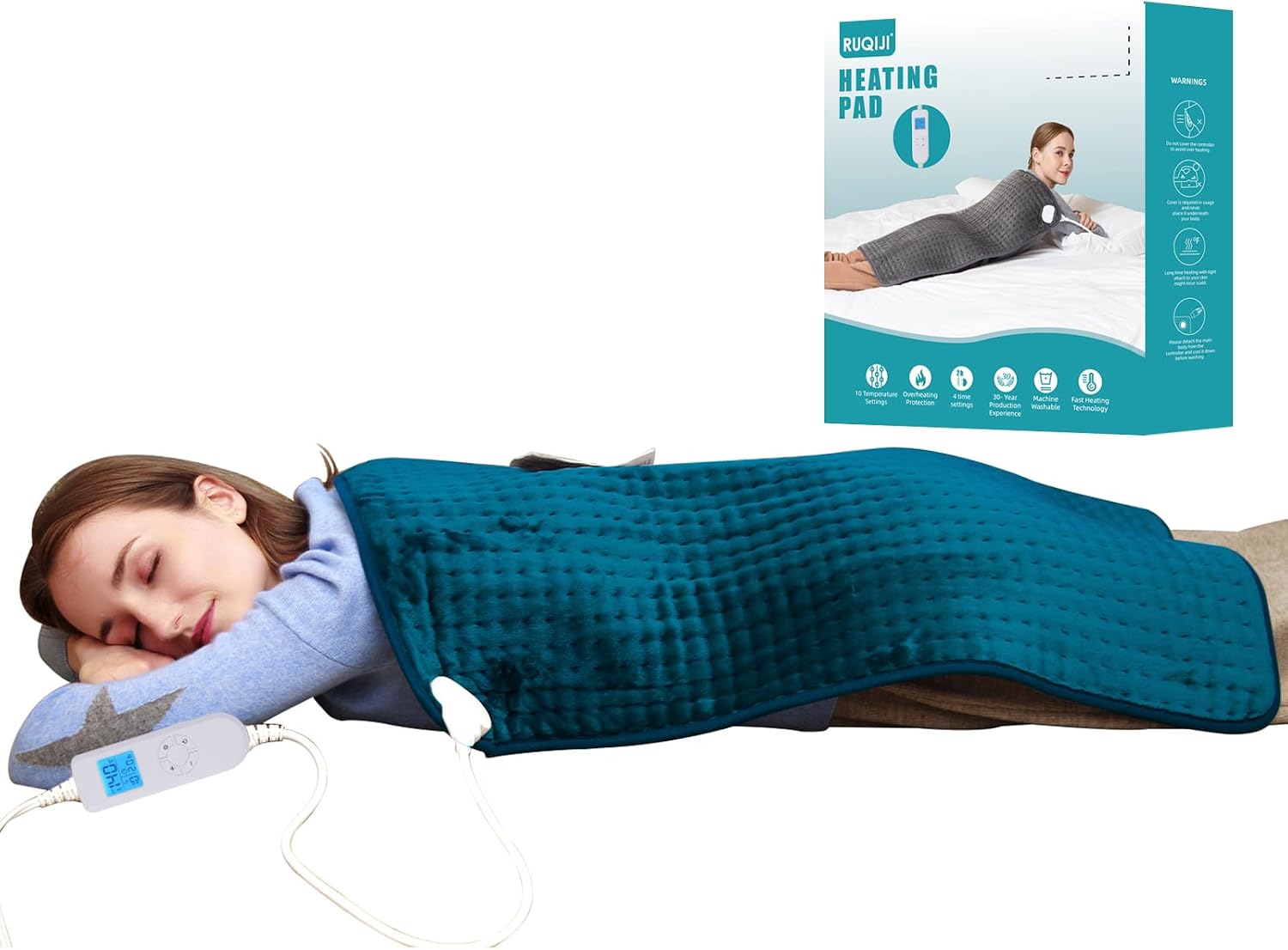 RUQIJI XXXL Heating Pad (Teal)