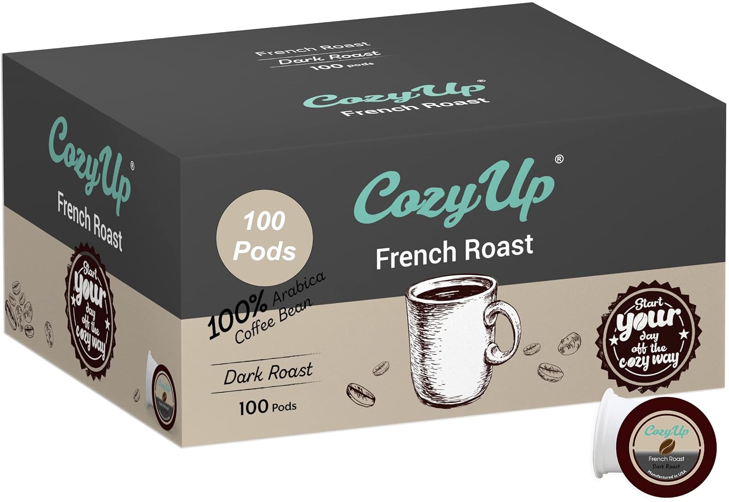 Cozy Up | French Roast 100-Count