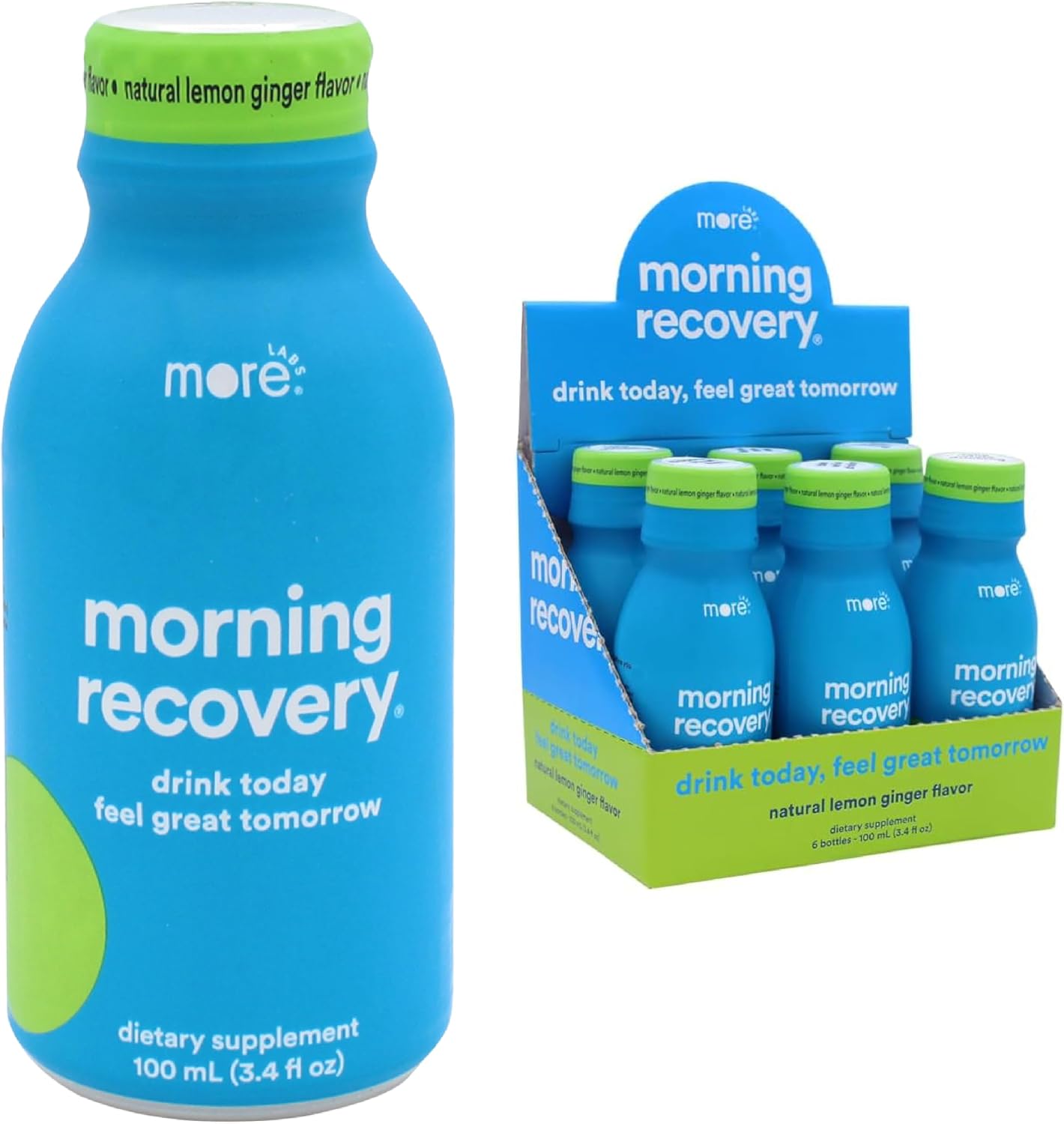 Morning Recovery Electrolyte Lemon Ginger (Pack of 6)